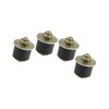 Hihaha 4pcs Car Rubber Expansion Freeze Plug Fit 1" to