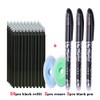 MROOFUL 55pcs/lot Magic Erasable Pens Refill Pen Stick Bear Cat