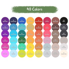 YASNAY Alcohol Markers, 48 Colors Dual Tip Art Marker, Drawing Markers, Coloring Marker for Kids Sketching Adult Coloring