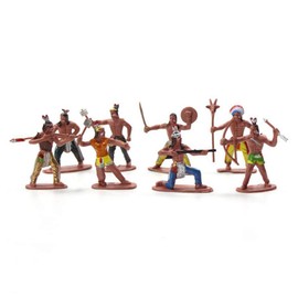 TOYANDONA 13 Pieces Figures Model Toy Cowboys Indian Figures Play Set Wild West Cowboys Indian Toy Plastic Native Figures Model Decorations Miniature Kit Action Figure