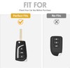 WORCAS Smart 3 Button Key Fob Cover Case Compatible with