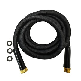 Lipoliftco Garden Hose 15FT, Non-Expanding, Lightweight Hose, Leak-Proof Metal Interface, No-Knots, Easy to Carry, Wear-Resistant, Sturdy, Flexible, 3/4GHT, Water Hose for Yard, Garden, No Nozzle