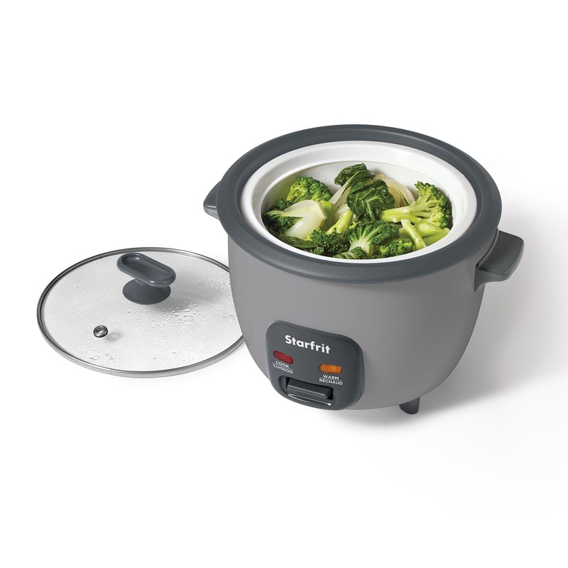 Starfrit 10-Cup Rice Cooker with Ceramic Coating - PFAS-Free -