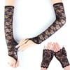 JOLINTAL Lace Gloves, Pretty Long Black Gloves and Short Lace