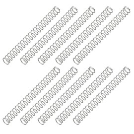 PATIKIL 圧縮バネ 0.3 mmワイヤ径 x 3 mm外径 x 30mm長 10個304ステンレス鋼機械延長小バネペンバネアソートメントキット ショップおよび家庭用修理