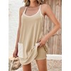 Fisoew Womens Tennis Dress Casual Athletic Sleeveless Summer Romper Dress
