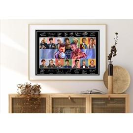 Stunning Quality Doctor Who (New) Signed/Autographed Print. All Doctors. Dr Who. (A3 PRINT ONLY 42CM X 29.7CM)