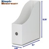 Simple Houseware 6-Pack Magazine File Holder Box, Foldable Cardboard Organizer,