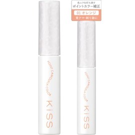 KiSS SPF25PA+++ Point Camouflage Color 01 Orange 0.3 oz (8 g) Control Collar for Bears and Eyebrows