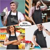 HGKOL Kitchen Apron Unisex Adjustable Bib Apron Chef Aprons with