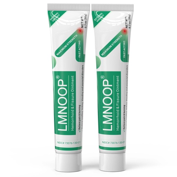 LMNOOP Hemorrhoid Treatment Ointment Maximum Strength Treatment & Fast Relief