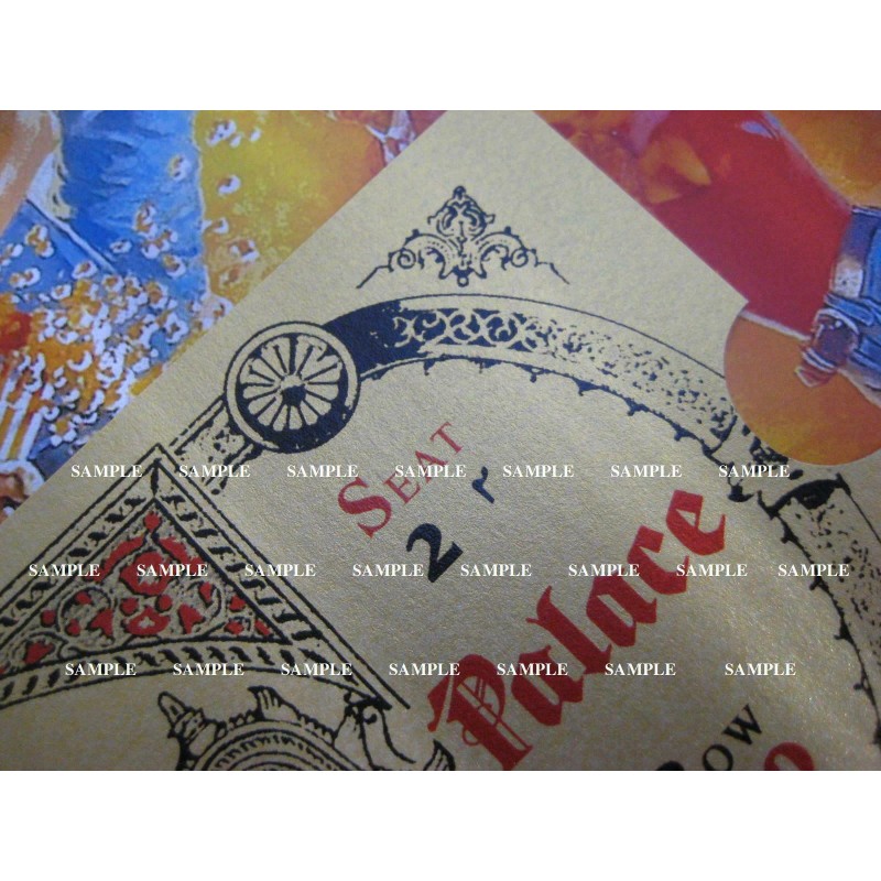 custom made The Last Action Hero Reproduction Magical Ticket Prop