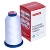 Richword Selected White Embroidery Thread 5000Y 40WT Polyester Thread 100