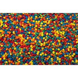 BRIGHT SEQUIN SPRINKLES-Dairy Free,Gluten-free,Egg Free,Vegan,Soy Free,Nuts Free,Kosher,Sprinkle Medley Mix,For Baking,Decorating,Cookies,Cupcakes,Cakes,Topping,Jimmies,Bulk Candy,Sugar Shapes