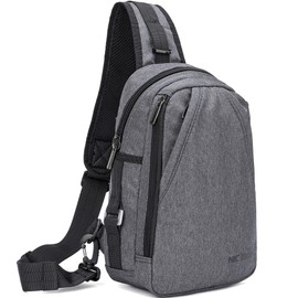 NICGID Sling Bag Chest Shoulder Backpack Crossbody Bags for Tablet Laptop Outdoor Hiking Men Women