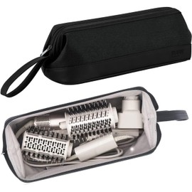 Estuche de Viaje para Dyson Airwrap Styler y Shark Flexstyle, Organizador Impermeable de Protección,Bolsa para Rizador de Cabello y Accesorios (Negro)