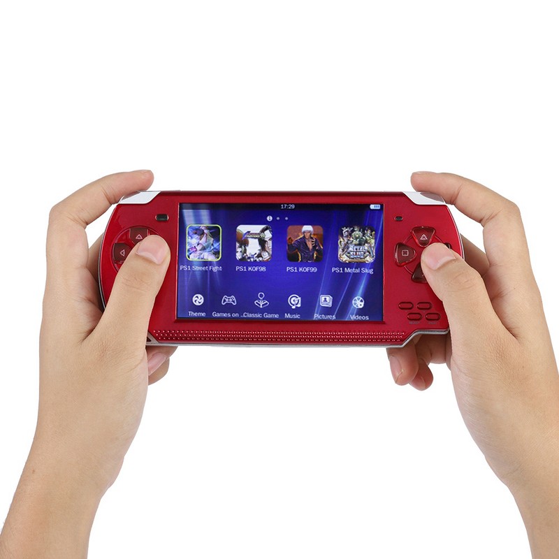 LCD Smooth Gaming Handheld Video Game Console Comfortable Typing Video