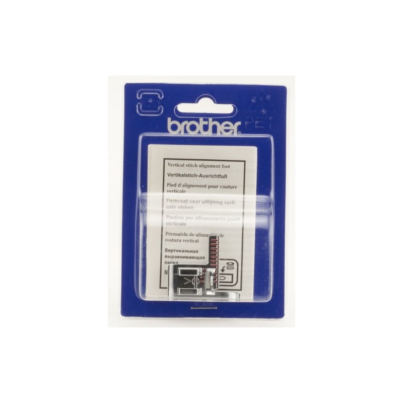 Brother SA189 Vertical Stitch Alignment Foot,Silver