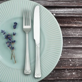 Hampton Forge Evansville Frosted 20 Pc Set, 2.15 LB, Metallic