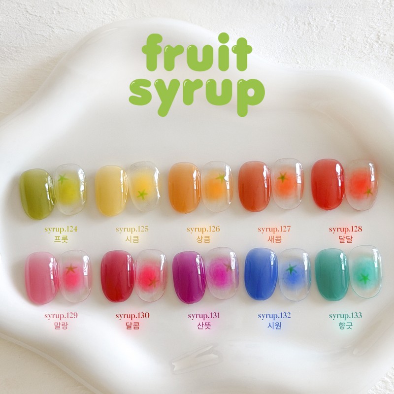Yogurt Gel Fruit Syrup Gel 10-piece set / 요거트젤 후르츠