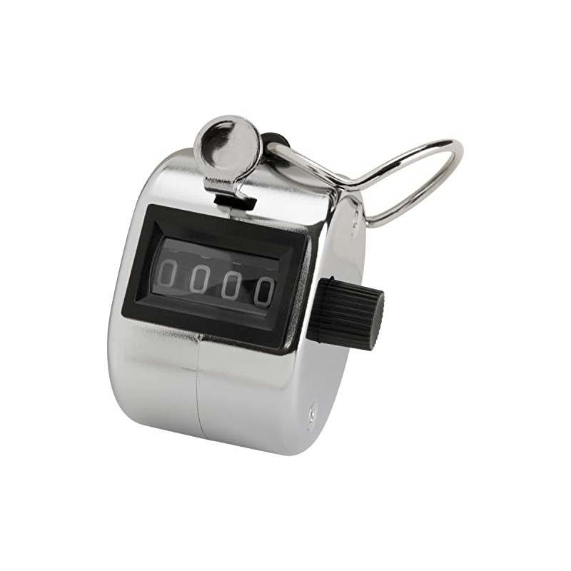 Sparco Tally Counter with Finger Ring, Silver (SPR24100)