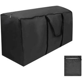 Ruolin Protective Storage Bag, 210D Oxford Protective Cover for Cushions, Storage Bag, Storage Bag with Carry Handle for Garden Furniture, Cushions, Christmas Trees (173 x 76 x 51 cm)