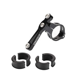 Bicycle Water Bottle Cage Holder Adapter Adjustable MTB Road Bike Handlebar Water Bottle Holder Seat Post Bottle Mount (Sigle Black)