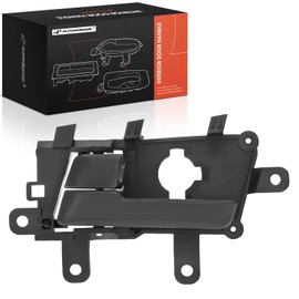 A-Premium Rear Left Driver Side Interior Door Handle Compatible with Kia Optima 2014-2015, Black, Replace# 83610-2T000