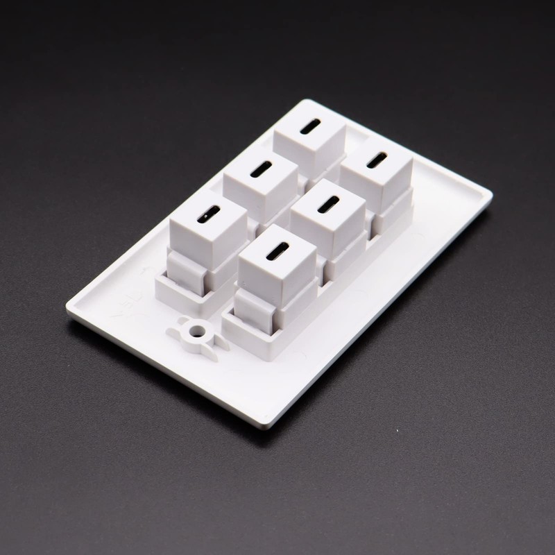 MOTONG 6Ports USB Type C Wall Power Charger Charing Outlet