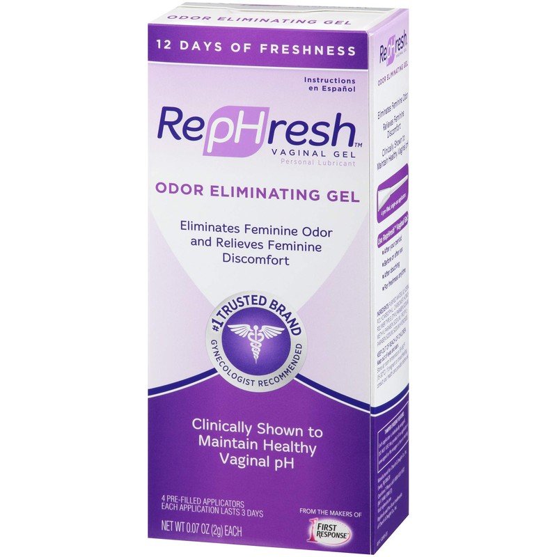 RepHresh Odor Eliminating Vaginal Gel, Feminine Care pH Balance for