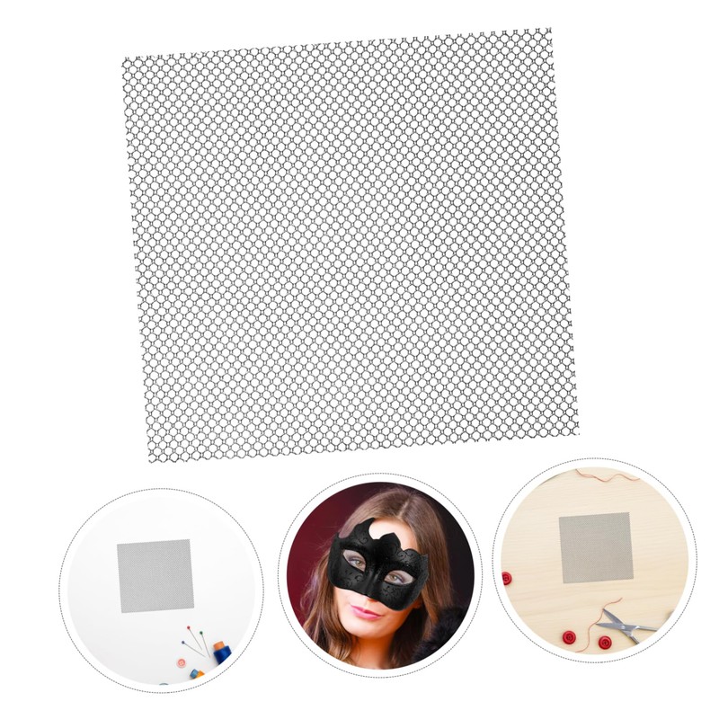 jojofuny 10pcs Mesh for Mask Eyes Waterproof Printable Cosplay Furry
