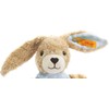Steiff 237522 Hoppel Greifring 12 blau Hase, Medium