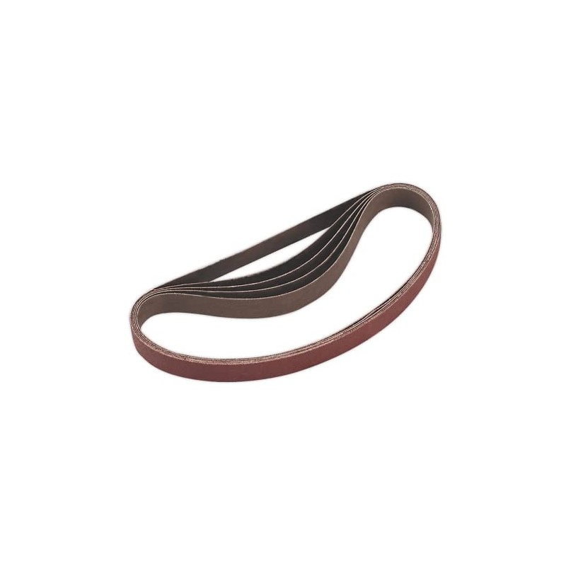 Sealey Sa355/B80G Sanding Belt 80Grit 20 X 520Mm Pack of