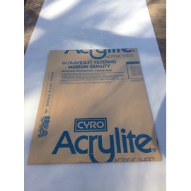 Acrylite 16 X 20 ACRYLITE GALLERY UV FILTERING OP3 Acrylic Sheets Blocks 100% of UV Light