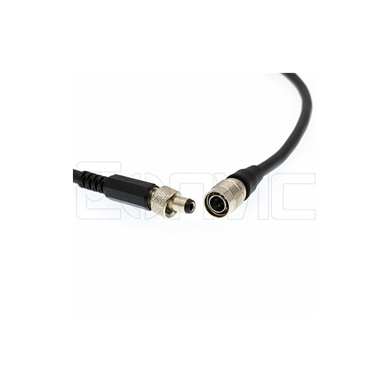 Eonvic Locked DC to Male 4pin Hirose Power Cable for