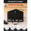 Wanapure 2 Pack Rigid Hanger Organizer, Triangle Storage Bin with