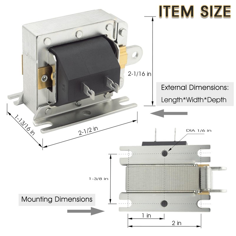 Laminated Solenoid Direct Replacement for Central Boiler Woodmaster Crown Royal