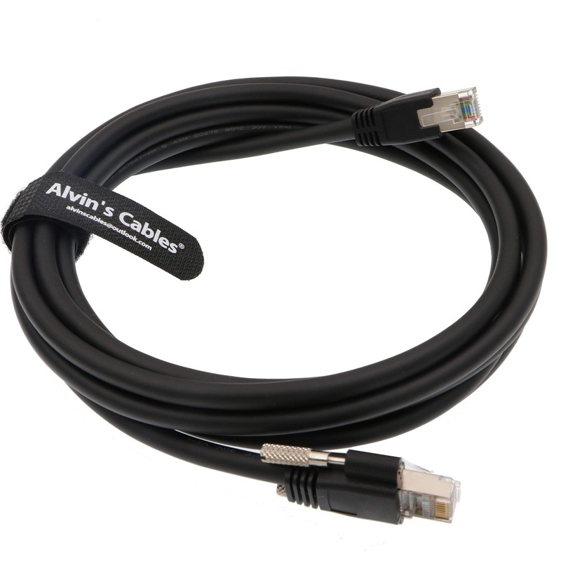 GigE Cat. 6 S/STP Cable Screw Lock Horizontal RJ45 Camera