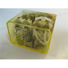 IDEC RH4B-ULCAC120V 120 VAC Coil, 4 Poles 4PDT, 50/60 HZ, Blade Terminal, Check Button W LED Indicator, Compact Power Relay, Industrial 10 AMP GP Relay, RH Series