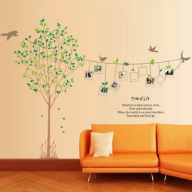 DaraBaby Vinil Decorativo Árbol Grande Porta Retratos Sala Habitación