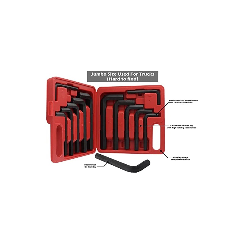 Professional EZ Travel Collection Extra Large Allen Wrench Jumbo Automotive