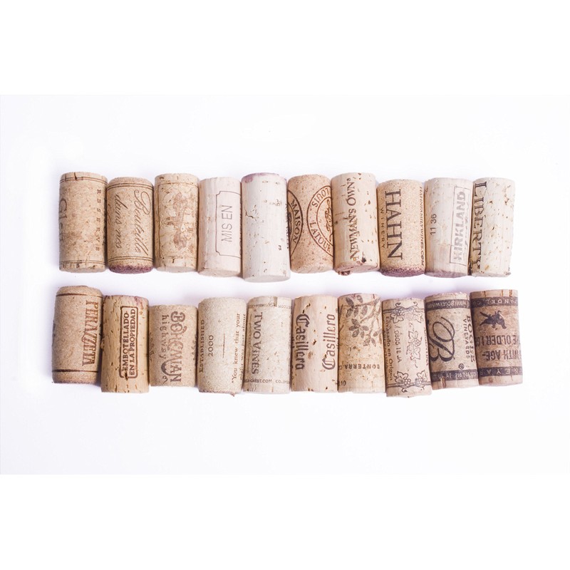 Assorted Used Wine Corks for Up-cycle Crafts and More (100