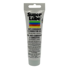 Super Lube Anti-Corrosion & Connector Gel - High Molecular & Synthetic - Corrosion & Moisture Resistant - Dielectric Compound for Electrical Components - Translucent Amber - Tube - 3 oz (82003)