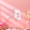 Relaxweex 2 Pcs Pink Bows Light Switch Cover Wall Plate