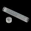HugeDE 10 Pcs 10ml Plastic Test Vials Small Graduated Tubes