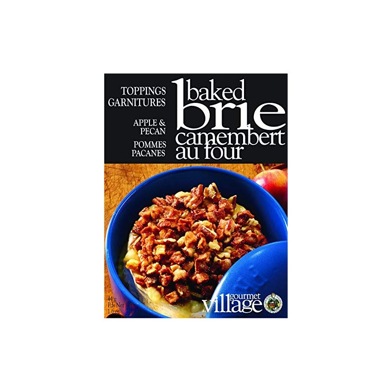 Gourmet du Village, White Ceramic Brie Baker with Handles Gift