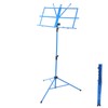 Small Music Stand Metal Portable Shelf Easy Assemble Lift Fold
