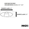 DORSAL Aero Roof Rack Pads with 15 ft Surf Straps