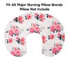 wirein Nursing Pillow Cover, Soft Stretchy Removable Slipcover for Breastfeeding