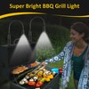 LED Work Light, Gooseneck Flashlight with Magnetic Base, Zoomable Flexible